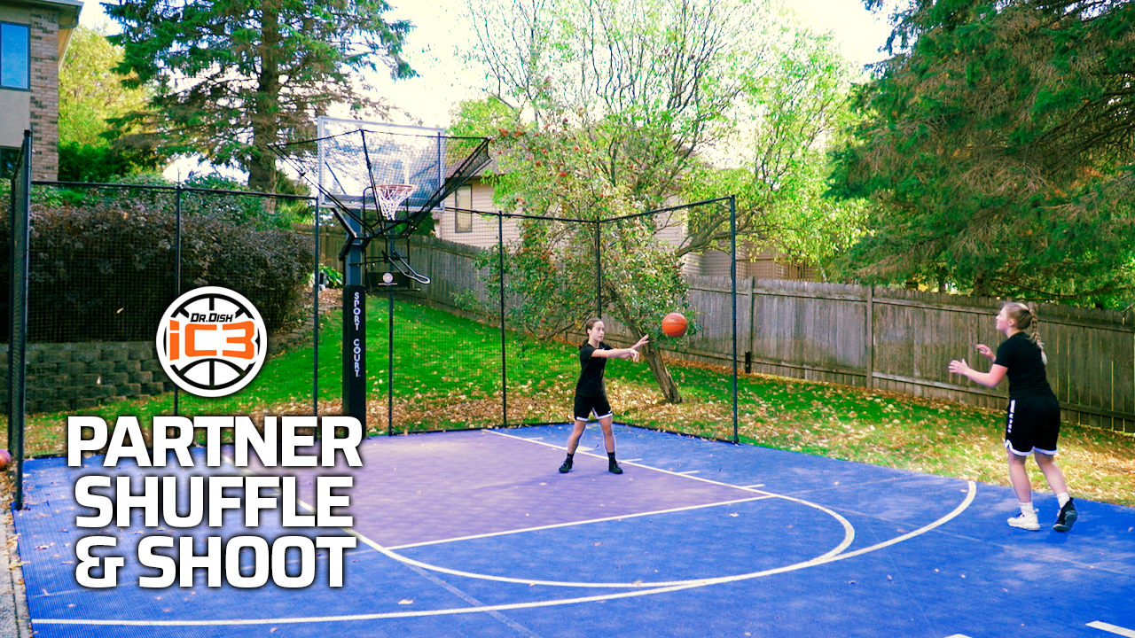 iC3 Basketball Drills Partner Shuffle & Shoot Drill